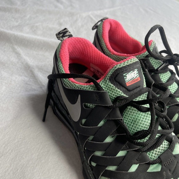 Nike Air Fingertrap Max Black Green Pink Glow Hyper Punch 644672-003 Men Sz 9.5 main image 4